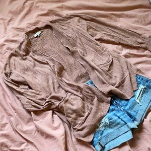 Madewell Mauve Cardigan